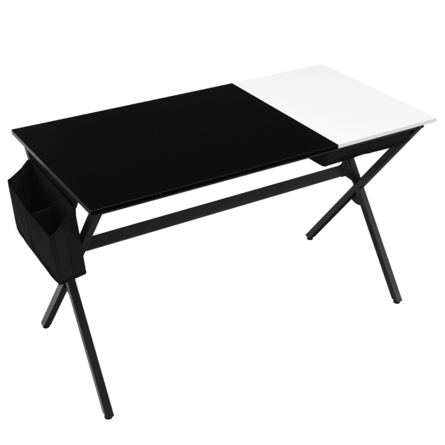 Mesa de ordenador 120 x 55 x 85 cm color negro