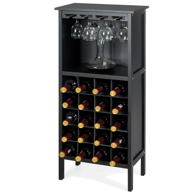 VEVOR VEVOR Botellero de pared, soporte para 9 botellas de vino, toallero,  estante vertical de acero negro para vino, soporte decorativo moderno para  botellas de vino montado en la pared, diseño de