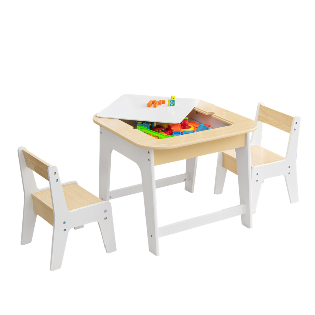  Living Equipment Juego de mesa de actividades para niños, mesa  y sillas para niños, juego de mesa de actividad, juego de mesa para niños,  juego de sillas y mesas infantiles (color